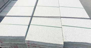 荆州芝麻白毛板，石材毛板