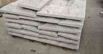 荆州芝麻白蘑菇石，自然面