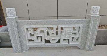 荆州芝麻白河道栏杆 桥栏杆