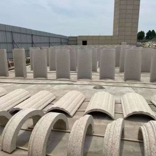 荆州黄金麻别墅柱皮 异形 线条定制