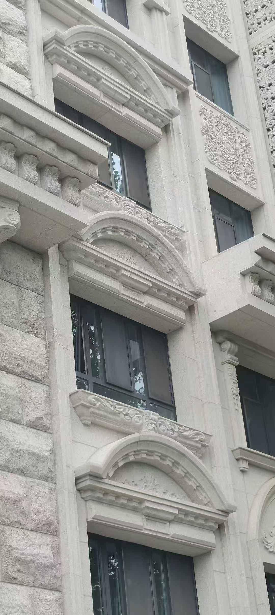 荆州芝麻白异形 石材异形定制