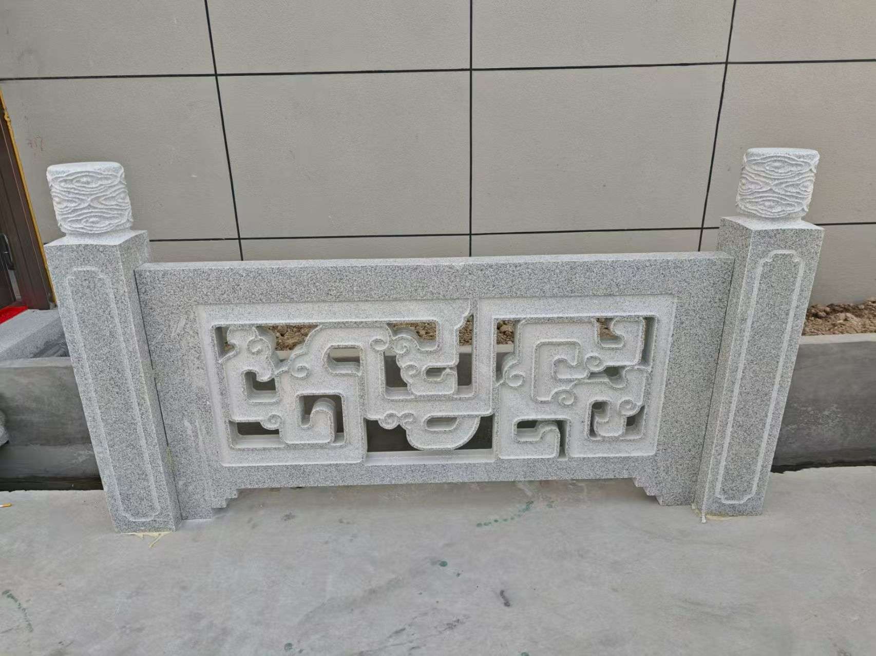 荆州芝麻白河道栏杆 桥栏杆