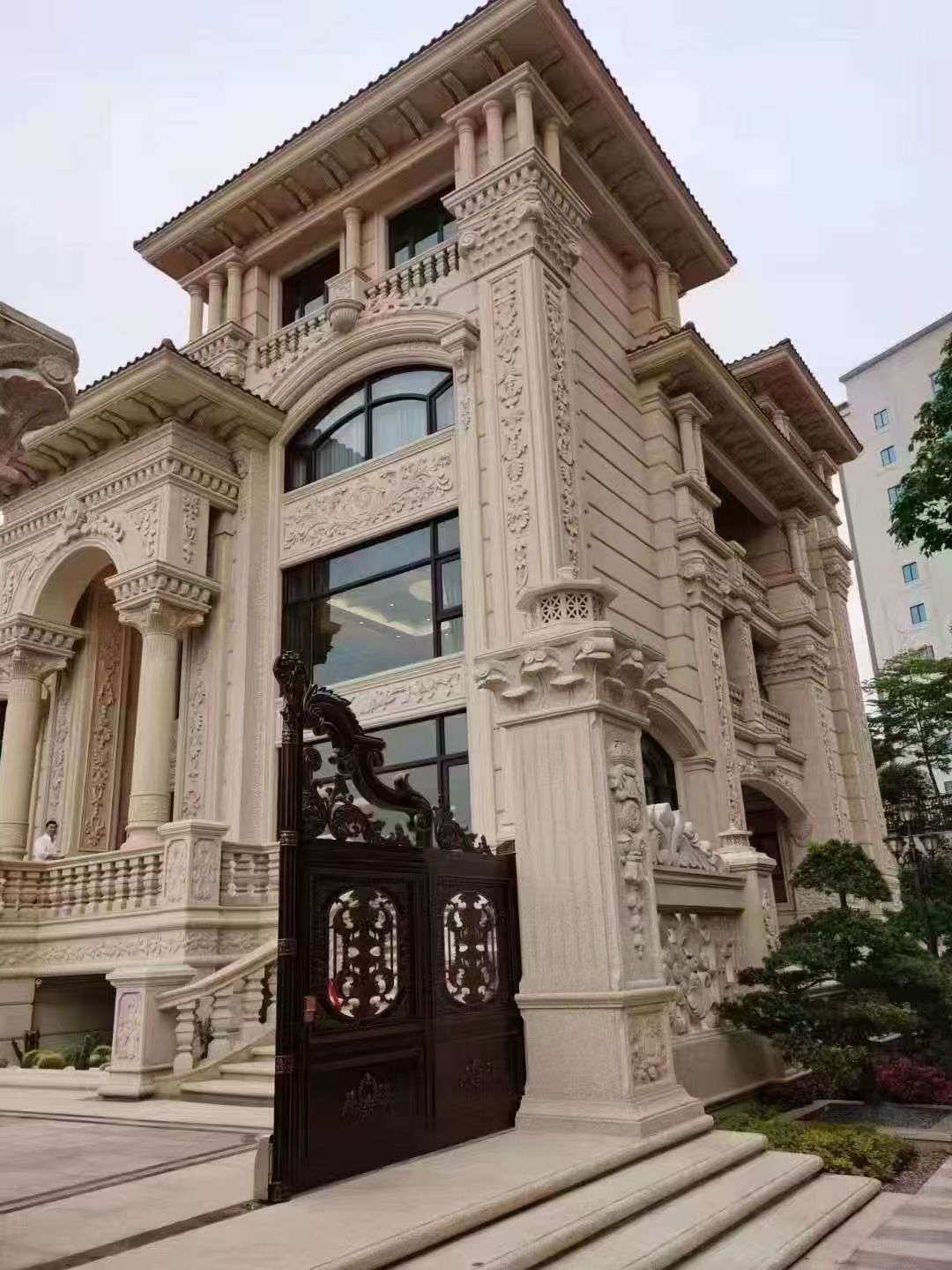 荆州黄金麻别墅外墙异形定制