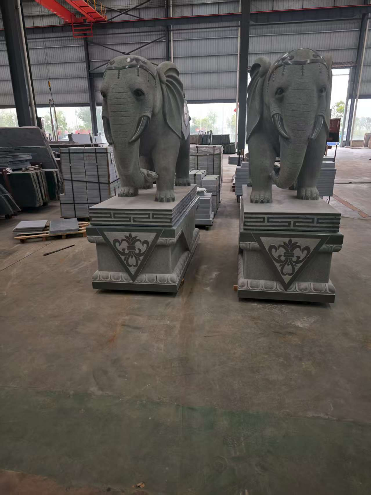 荆州芝麻灰花岗岩对象 芝麻白芝麻灰大象